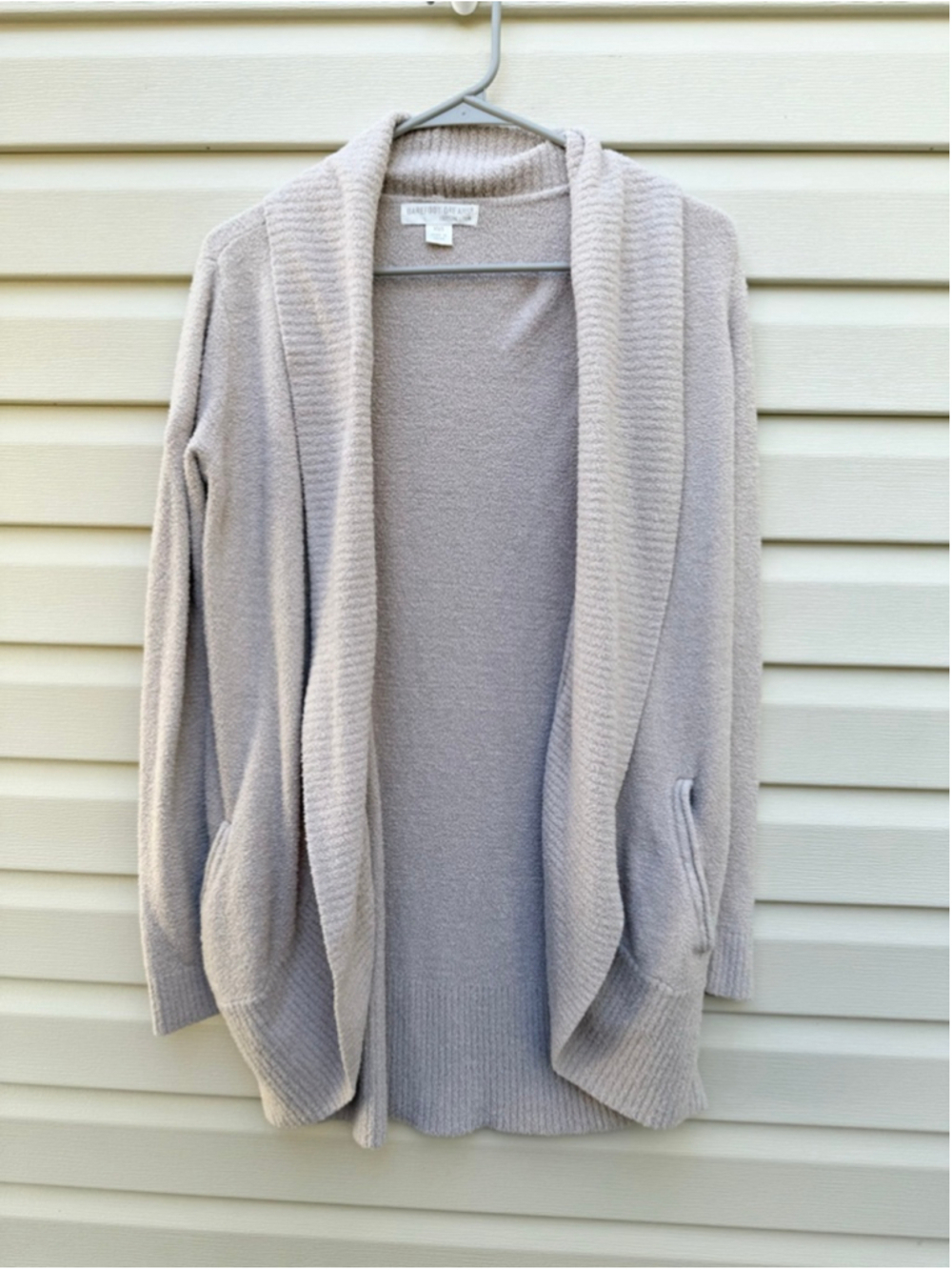 Barefoot Dreams CozyChic Lite Cardigan XS/S Pink Beige Soft Duster - Picture 2 of 6